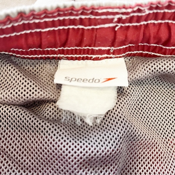 Speedo Mens Swim Trunks Sz L Mesh Lined Pockets Black Tan Short Long Lot 2x - Picture 10 of 12